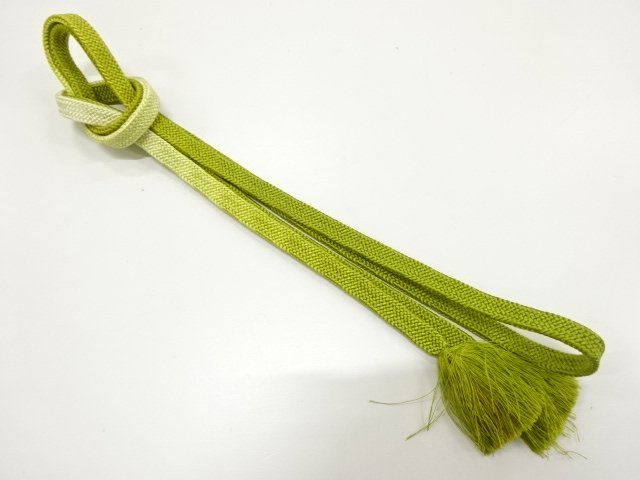 JAPANESE KIMONO / HANDTIED OBIJIME CORD